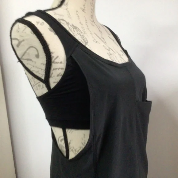 Lululemon Run: For Your Money Tank Sz 6 Black - Picture 6 of 16